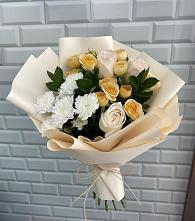 Букет цветов из:  Розы и Хризантемы #REPLACE_PRED# Камызяке