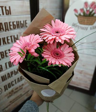 Букет цветов из: Герберы в Камызяке
