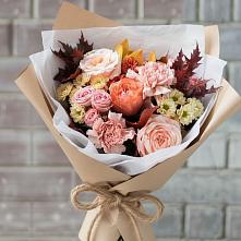 Букет цветов из:  Гвоздики, Хризантемы и Розы #REPLACE_PRED# Камызяке